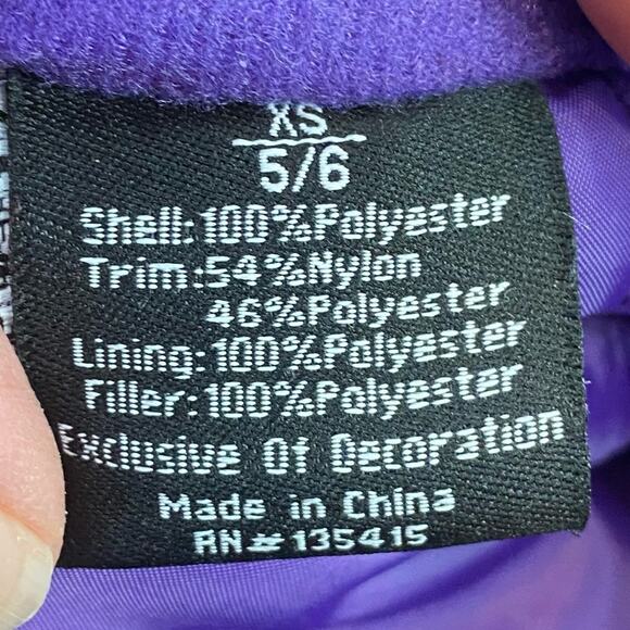 32 Degrees Ski Bib Sz XS 5/6 Purple - Picture 4 of 7